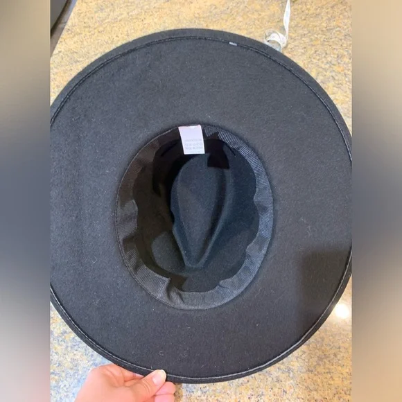 Boho Wide Brim Hat new with tags - Picture 7 of 9